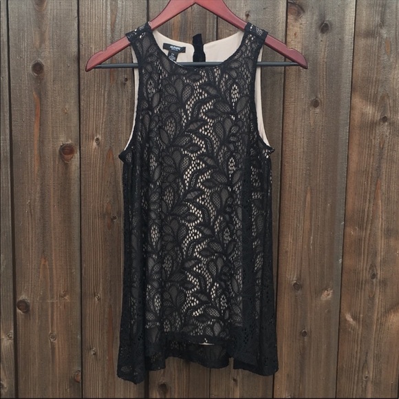 Alfani Floral Lace Tank Top PS - Picture 3 of 12